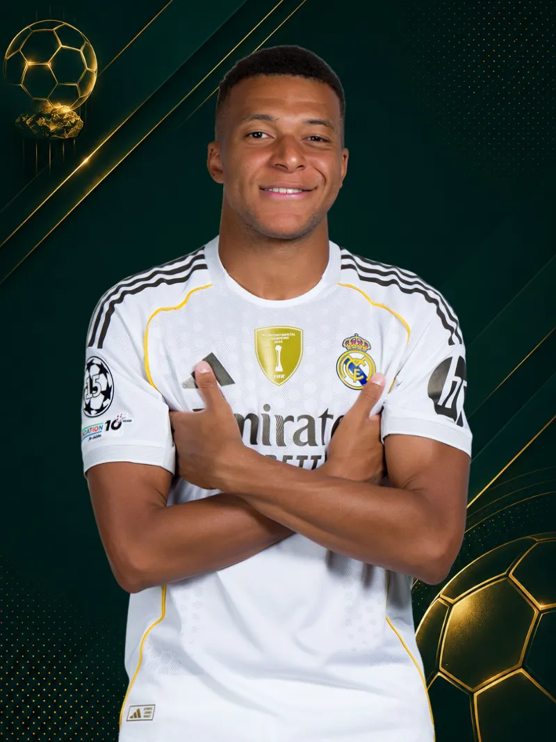 Cuota Balón de Oro 2026 de Kylian Mbappé (Real Madrid)
